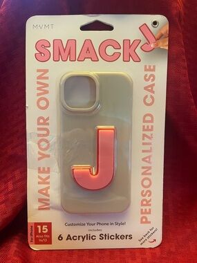 MVMT SMACK Personalized Case w/ 6 Acrylic Stickers for iPhone 15/14/13